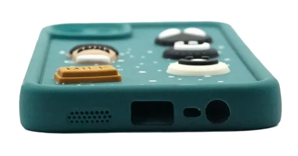 Green_Coffee_Tpu_Silicone_Back_Case_Cover_Compatible_With_Realme_C11_2020__Cute_Fun_Cartoon_3D_Ball__Full_Body_Protection__Camera_Protection_Green