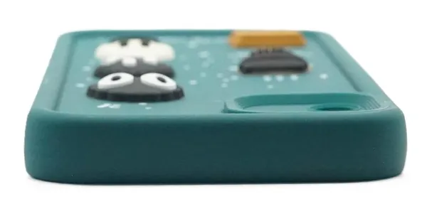Green_Coffee_Tpu_Silicone_Back_Case_Cover_Compatible_With_Realme_C11_2020__Cute_Fun_Cartoon_3D_Ball__Full_Body_Protection__Camera_Protection_Green