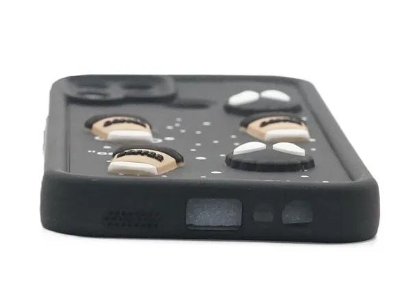 Coffee_Black_Coffee_Tpu_Silicone_Back_Case_Cover_Compatible_With_Realme_C15__Cute_Fun_Cartoon_3D_Ball__Full_Body_Protection__Camera_Protection