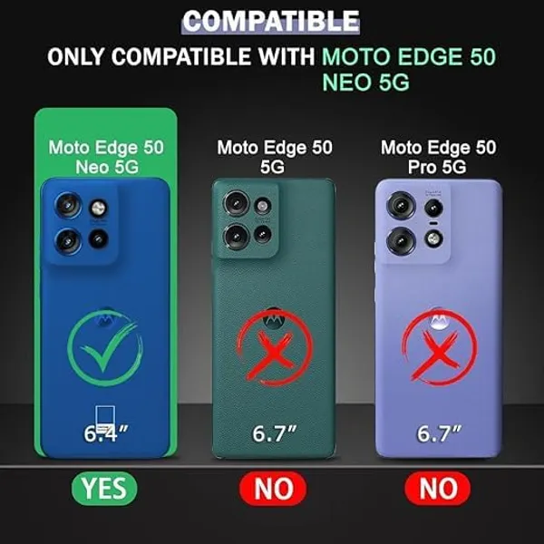 Bumper_Black_Shockproof_Bumper_Crystal__Back_Case_Cover_Compatible_With_Motorola_Moto_Edge_50_5G__Minimalist_Pc+Tpu_360_Protection_Tough_Rugged_Design