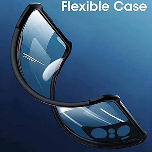 Bumper_Black_Shockproof_Bumper_Crystal__Back_Case_Cover_Compatible_With_Xiaomi_Redmi_K40/_K40_Pro/_K40_Pro_Plus/Mi_11I/11X/_11X_Pro/Poco_F3_Pc+Tpu_Protection_Tough_Rugged_Design