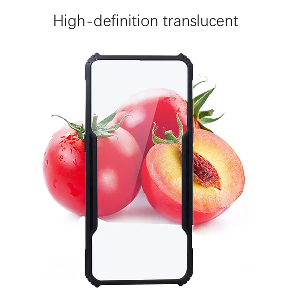 Bumper_Black_Shockproof_Bumper_Crystal__Back_Case_Cover_Compatible_With_Xiaomi_Redmi_K40/_K40_Pro/_K40_Pro_Plus/Mi_11I/11X/_11X_Pro/Poco_F3_Pc+Tpu_Protection_Tough_Rugged_Design