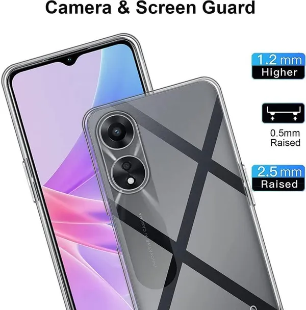 Clear_Soft_Crystal_Back_Case_Cover_Compatible_With_Oppo_A58_5G_/_A78_5G__100%_Shockproof_Silicone_360_Protective_Design