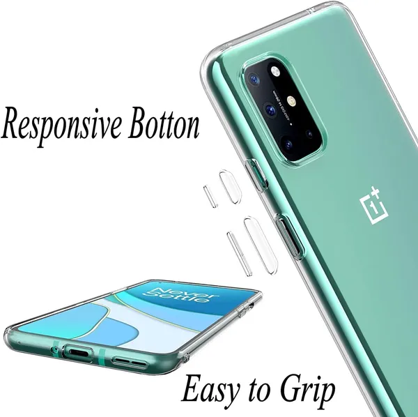 Clear_Soft_Crystal_Back_Case_Cover_Compatible_With_Oneplus_8T_/_9R__100%_Shockproof_Silicone_360_Protective_Design