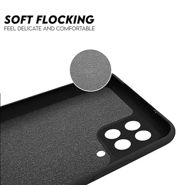 Silicone_Black_Silicone_Back_Case_Cover_Compatible_With_Samsung_Galaxy_M53_5G__Slim_Liquid_Silicone_Soft_Gel_Rubber__Camera_Protection