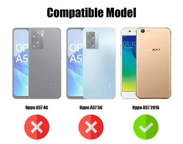 Bumper_Black_Shockproof_Bumper_Crystal__Back_Case_Cover_Compatible_With_Oppo_A57_2016_/_Oppo_A39__Minimalist_Pc+Tpu_360_Protection_Tough_Rugged_Design