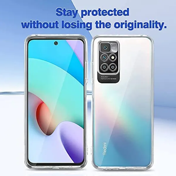 Clear_Soft_Crystal_Back_Case_Cover_Compatible_With_Xiaomi_Redmi_Note_11_5G_/_Note_11S_5G_/_Note_11T_5G_/_Poco_M4_Pro_5G__100%_Shockproof_Silicone_360_Protective_Design