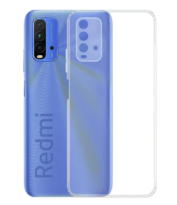 Clear_Soft_Crystal_Back_Case_Cover_Compatible_With_Xiaomi_Redmi_9_Power/Poco_M3__100%_Shockproof_Silicone_360_Protective_Design
