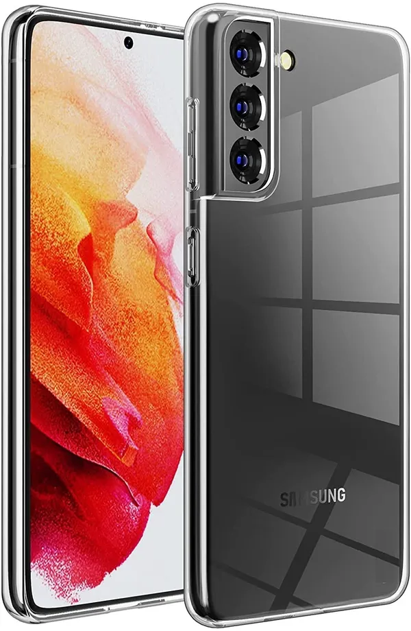 Clear_Soft_Crystal_Back_Case_Cover_Compatible_With_Samsung_Galaxy_S21_Fe_5G__100%_Shockproof_Silicone_360_Protective_Design