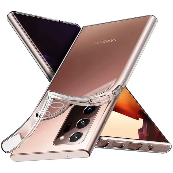 Clear_Soft_Crystal_Back_Case_Cover_Compatible_With_Samsung_Galaxy_Note_20_Ultra/Note_20+__100%_Shockproof_Silicone_360_Protective_Design