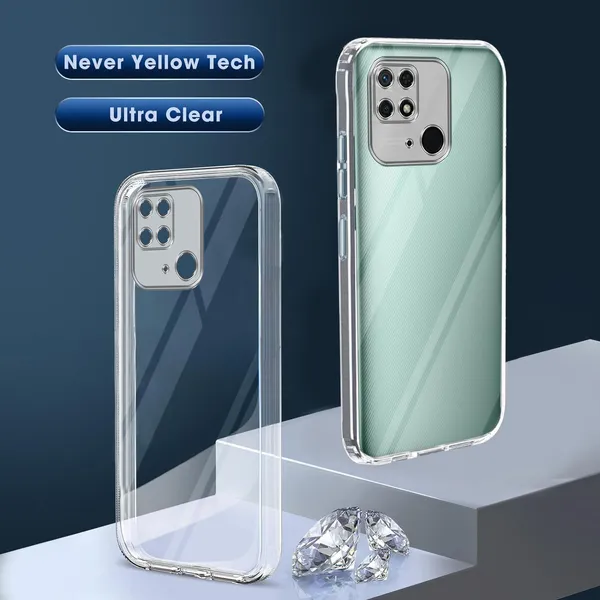 Clear_Soft_Crystal_Back_Case_Cover_Compatible_With_Xiaomi_Redmi_10C_4G_/_Redmi_10_Power__100%_Shockproof_Silicone_360_Protective_Design