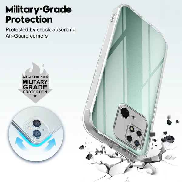 Clear_Soft_Crystal_Back_Case_Cover_Compatible_With_Xiaomi_Redmi_10C_4G_/_Redmi_10_Power__100%_Shockproof_Silicone_360_Protective_Design