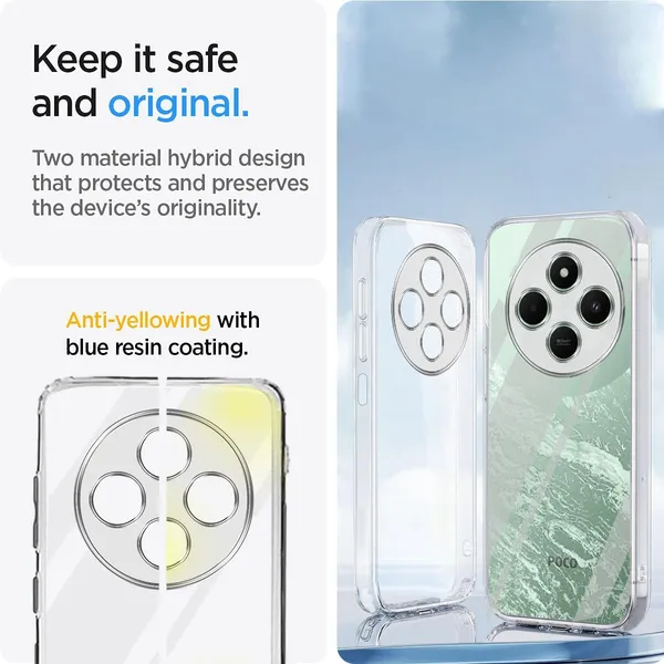 Clear_Soft_Crystal_Back_Case_Cover_Compatible_With_Xiaomi_Redmi_14C_/_14R_/_A3_Pro_/_A4_/_Poco_C75_/_Poco_M7__100%_Shockproof_Silicone_360_Protective_Design