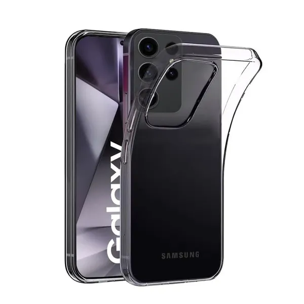 Clear_Soft_Crystal_Back_Case_Cover_Compatible_With_Samsung_Galaxy_S25_Plus__100%_Shockproof_Silicone_360_Protective_Design