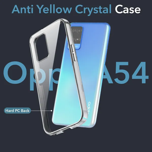 Clear_Hard_Hard_Crystal_Back_Case_Cover_Compatible_With_Oppo_A54_4G__Feather_Thin__100%_Clarity__Non_Yellowing__Ultra_Light_Weight__Scratch_Resistant_Polycarbonate
