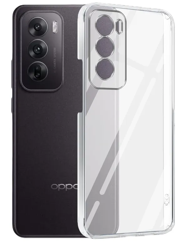 Clear_Hard_Hard_Crystal_Back_Case_Cover_Compatible_With_Oppo_Reno_12_5G__Feather_Thin__100%_Clarity__Non_Yellowing__Ultra_Light_Weight__Scratch_Resistant_Polycarbonate
