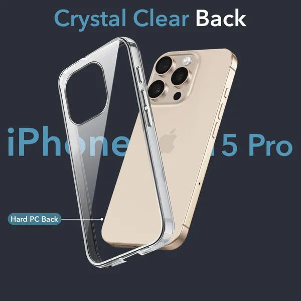 Clear_Hard_Hard_Crystal_Back_Case_Cover_Compatible_With_Iphone_15_Pro__Feather_Thin__100%_Clarity__Non_Yellowing__Ultra_Light_Weight__Scratch_Resistant_Polycarbonate