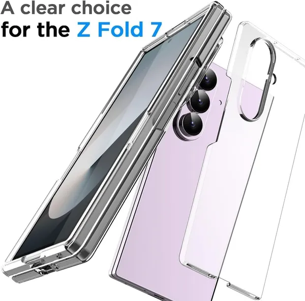 Clear_Hard_Crystal_Back_Case_Cover_Compatible_With_Samsung_Galaxy_Z_Fold7_/_Fold_7_5G__Feather_Thin__100%_Clarity__Non_Yellowing__Ultra_Light_Weight__Scratch_Resistant_Pc