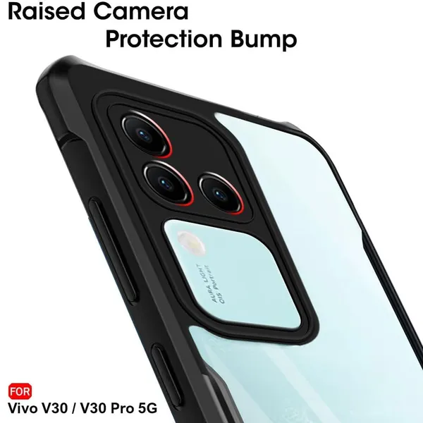 Clear_Hard_Shockproof_Bumper_Crystal__Back_Case_Cover_Compatible_With_Vivo_V30_5G_/_Vivo_V30_Pro_5G__Minimalist_Pc+Tpu_360_Protection_Tough_Rugged_Design