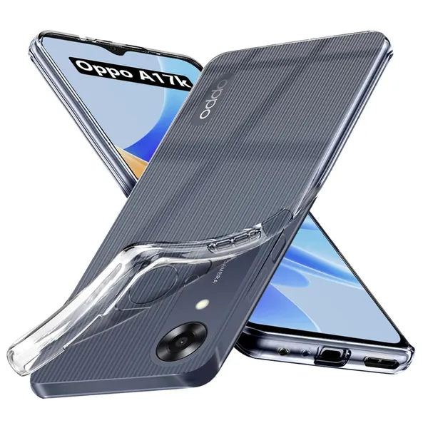 Clear_Soft_Crystal_Back_Case_Cover_Compatible_With_Oppo_A17K_4G__100%_Shockproof_Silicone_360_Protective_Design