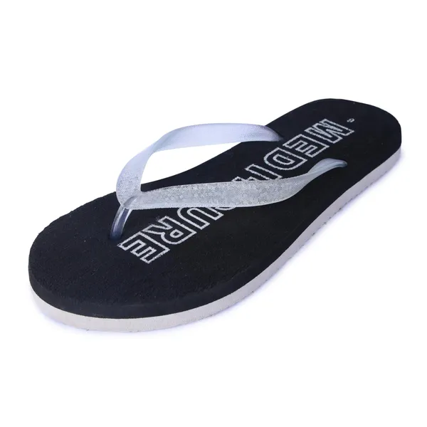 Black_&_White_Casual_Purosoft_Slippers_For_Women