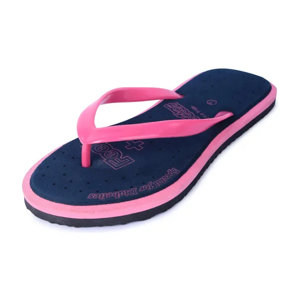 Pink_&_Black_Casual_Purosoft_Slippers_For_Women