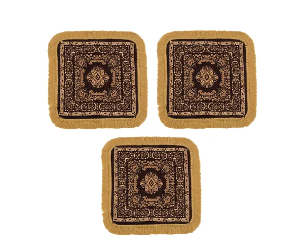 Coffee_Brown_Velvet,_Jacquard_And_Chenille_Prayer_Mat_And_Pooja_Aasan_For_Prayer,_Meditation_And_Religious_Use_Pack_Of_3