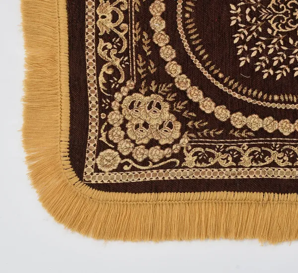 Coffee_Brown_And_Gold_Velvet,_Jacquard_And_Chenille_Prayer_Mat_And_Pooja_Aasan_For_Prayer,_Meditation_And_Religious_Use