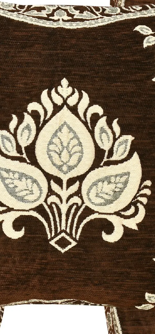 Coffee_Brown_Velvet,_Jacquard_And_Chenille_Cushion_Cover_Set_For_Living_Room_And_Home_Decore_Pack_Of_5