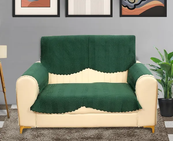 Green_Velvet,_Jacquard_And_Chenille_Quilted_Premium_Velvet_2_Seater_Sofa_Cover_For_Living_Room_Sofa_Protection_And_Decore_Set_Of_4