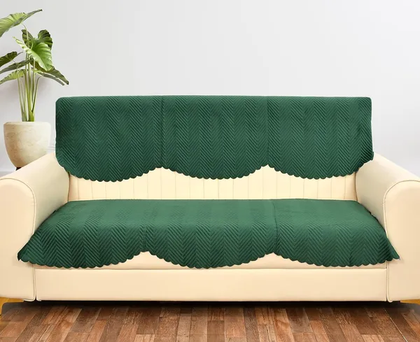 Green_Velvet,_Jacquard_And_Chenille_Quilted_Premium_Velvet_3_Seater_Sofa_Cover_For_Living_Room_Sofa_Protection_And_Decore_Set_Of_2