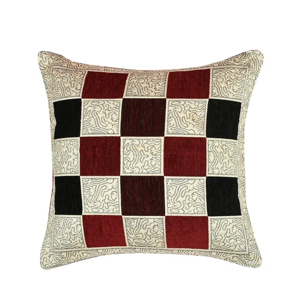Maroon_And_Coffee_Brown_Velvet,_Jacquard_And_Chenille_Cushion_Cover_For_Living_Room_And_Home_Decore_Pack_Of_5