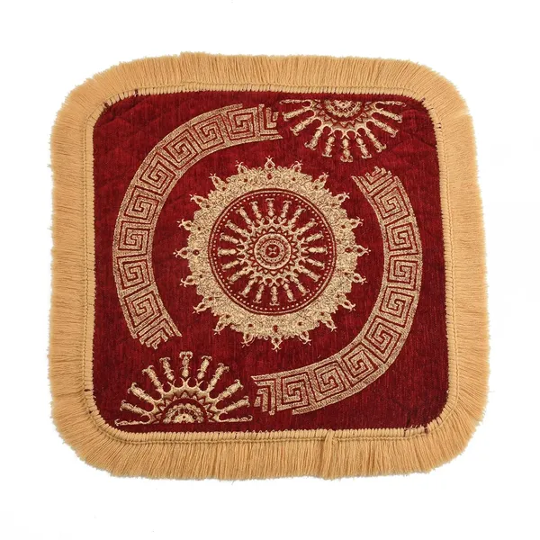 Maroon_And_Beige_Velvet,_Jacquard_And_Chenille_Chenille_Rug_For_Home_Floor_Decore_And_Comfort