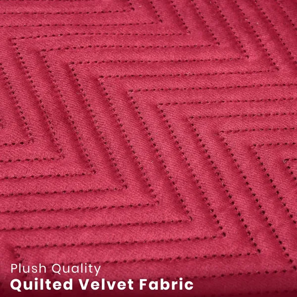 Maroon_Velvet,_Jacquard_And_Chenille_Quilted_Premium_Velvet_1_Seater_Sofa_Cover_For_Living_Room_Sofa_Protection_And_Decore_Set_Of_2
