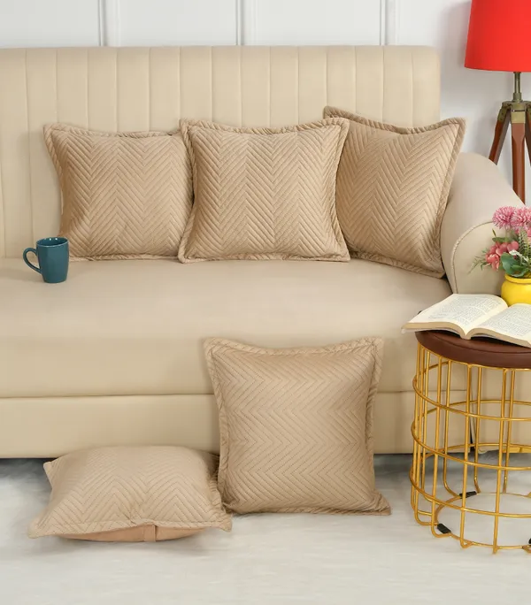 Baize_Velvet,_Jacquard_And_Chenille_Cushion_Cover_Set_For_Living_Room_And_Home_Decore_Pack_Of_5