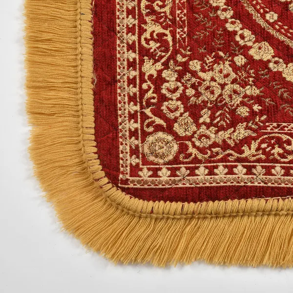 Maroon_Velvet,_Jacquard_And_Chenille_Prayer_Mat_And_Pooja_Aasan_For_Prayer,_Meditation_And_Religious_Use