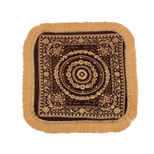 Coffee_Brown_Velvet,_Jacquard_And_Chenille_Prayer_Mat_And_Pooja_Aasan_For_Prayer,_Meditation_And_Religious_Use