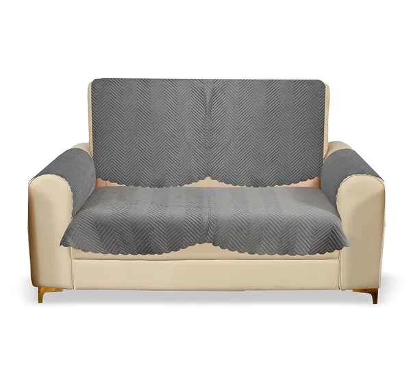Grey_Velvet,_Jacquard_And_Chenille_2_Seater_Sofa_Cover_For_Living_Room_Furniture_Protection_Set_Of_2