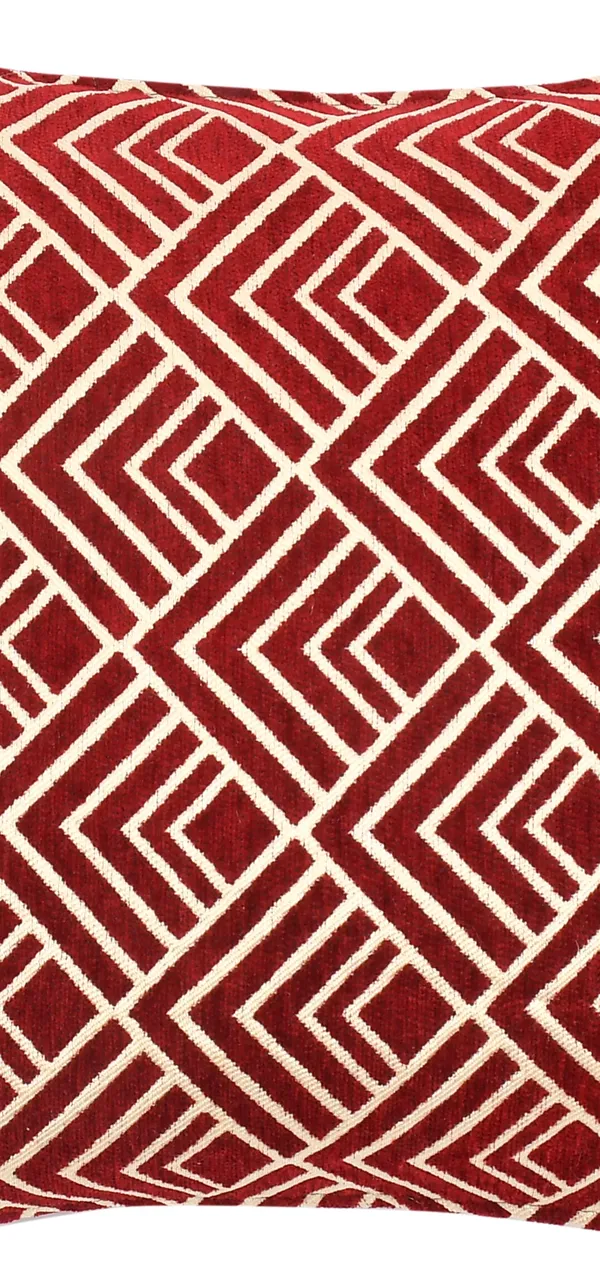 Maroon_Velvet,_Jacquard_And_Chenille_Cushion_Cover_Set_For_Sofa_And_Living_Room_Decore_Pack_Of_5