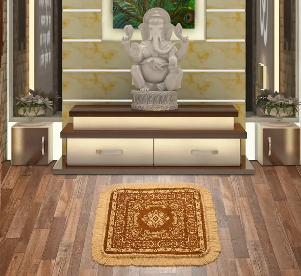 Golden_Velvet,_Jacquard_And_Chenille_Prayer_Mat_For_Prayer_And_Meditation