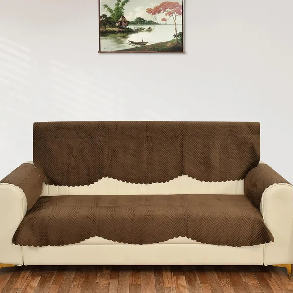 Coffee_Brown_Velvet,_Jacquard_And_Chenille_Quilted_Premium_Velvet_3_Seater_Sofa_Cover_For_Living_Room_Sofa_Protection_And_Decore_Set_Of_4