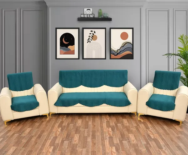 Teal_Blue_Velvet,_Jacquard_And_Chenille_5_Seater_Sofa_Cover_For_Living_Room_Furniture_Protection_Set_Of_6