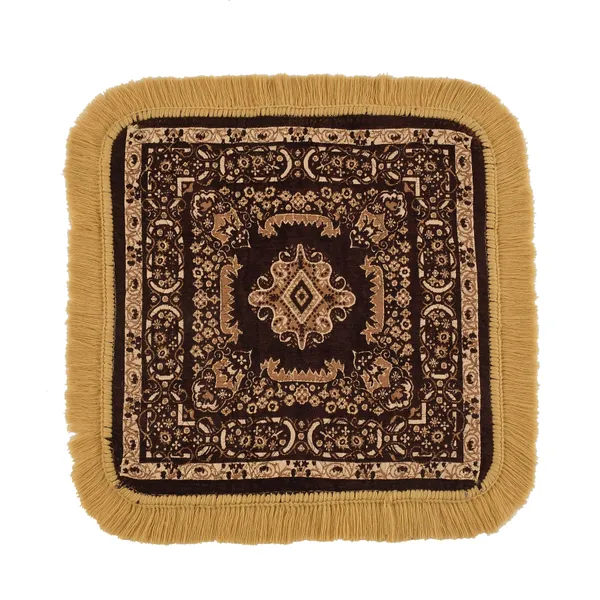 Coffee_Brown_Velvet,_Jacquard_And_Chenille_Prayer_Mat_For_Prayer_And_Meditation_Pack_Of_2
