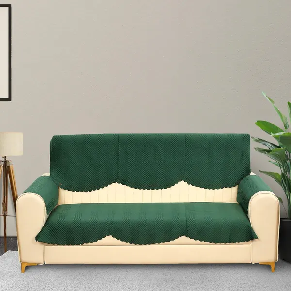 Green_Velvet,_Jacquard_And_Chenille_3_Seater_Sofa_Cover_For_Living_Room_Furniture_Protection_Set_Of_4