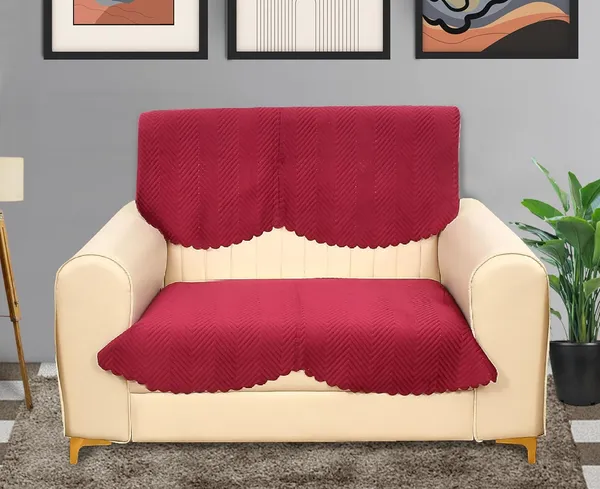 Maroon_Velvet,_Jacquard_And_Chenille_2_Seater_Sofa_Cover_For_Living_Room_Furniture_Protection_Set_Of_2