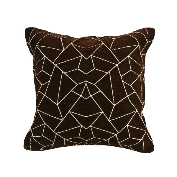 Coffee_Brown_Black_Velvet,_Jacquard_And_Chenille_Cushion_Cover_Set_For_Sofa_And_Living_Room_Decore_Pack_Of_5
