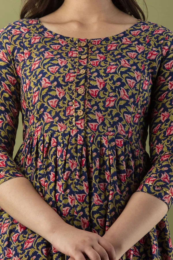 Multicolor_Pure_Cotton_Floral_Print_Casual_Regular_Fit_Round_Neck_Ethnic_Anarkali_Gown_For_Women