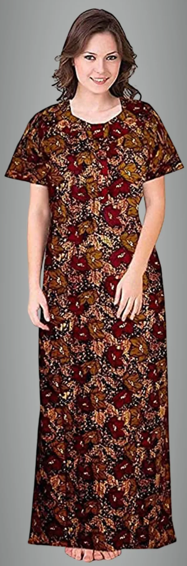 Brown_Cotton_Printed_Regular_Fit_Nighty_For_Women