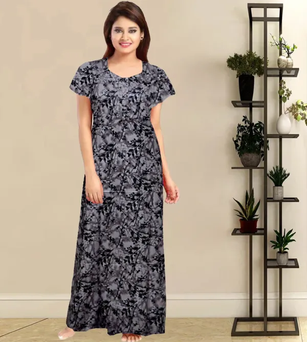 Grey_Cotton_Printed_Regular_Fit_Nighty_For_Women