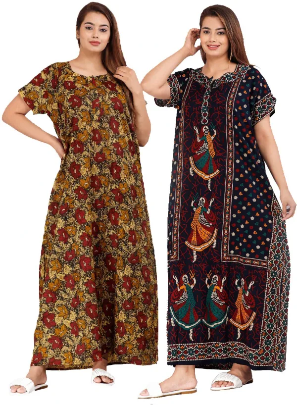 Multicolor_Cotton_Printed_Regular_Fit_Nighty_For_Women_(Pack_Of_2)